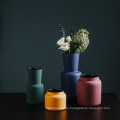 Morandi color style ceramic vase home accessories decor flower pot ornaments for room living decorative vase